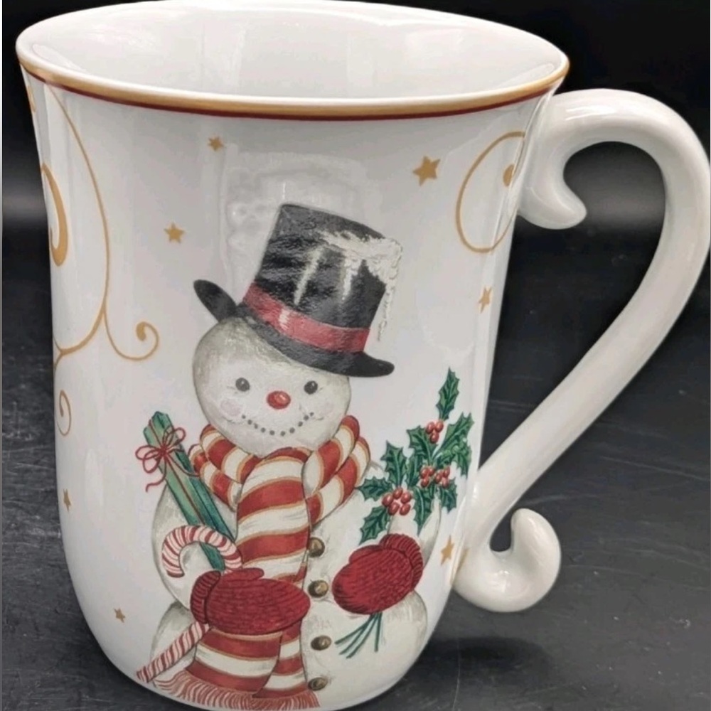Williams Sonoma " Twas the Night Before Christmas"  Snowman Coffee Mug